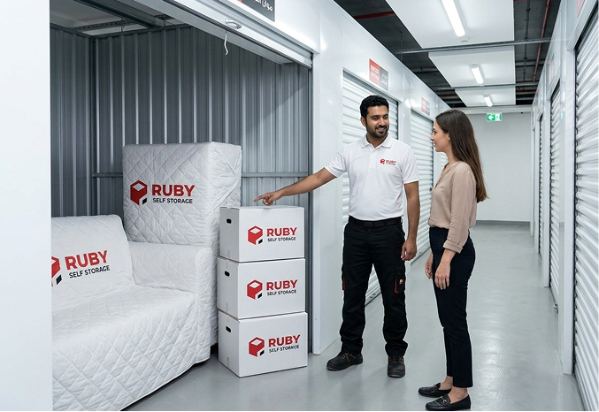 Ruby self storage is offering climate controlled storage in Dubai