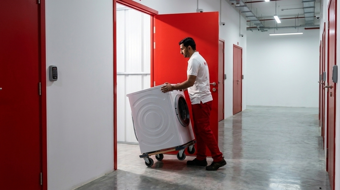 Appliance storage as extra space
