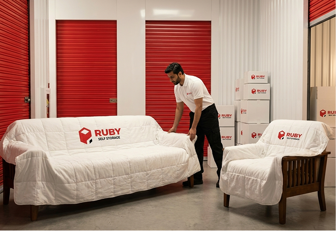 furniture storage at ruby storage