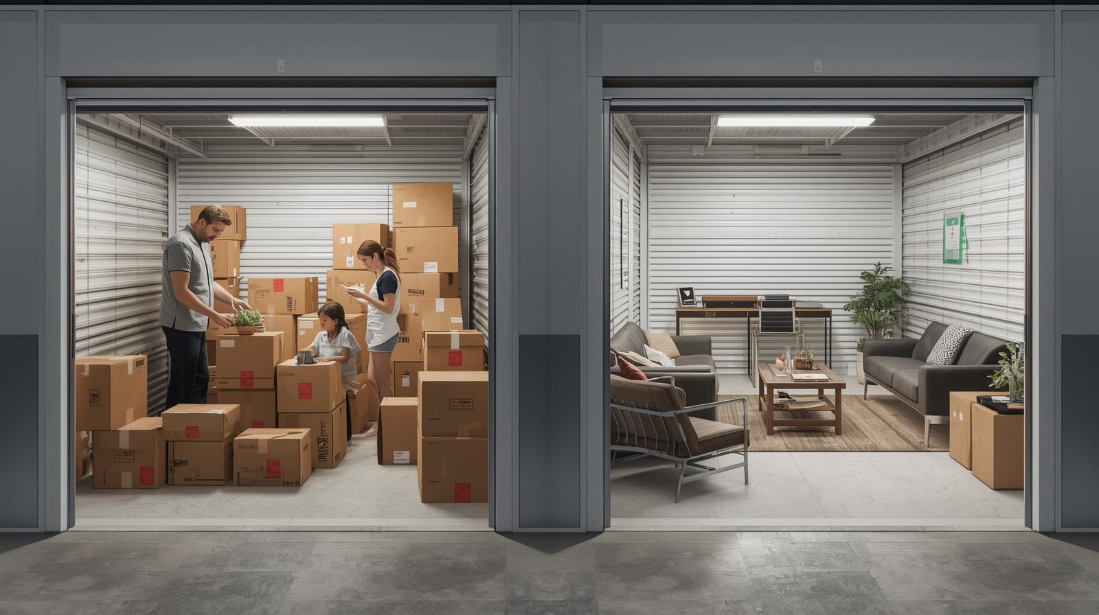 Self storage vs renting a room in Dubai – cost and space comparison.