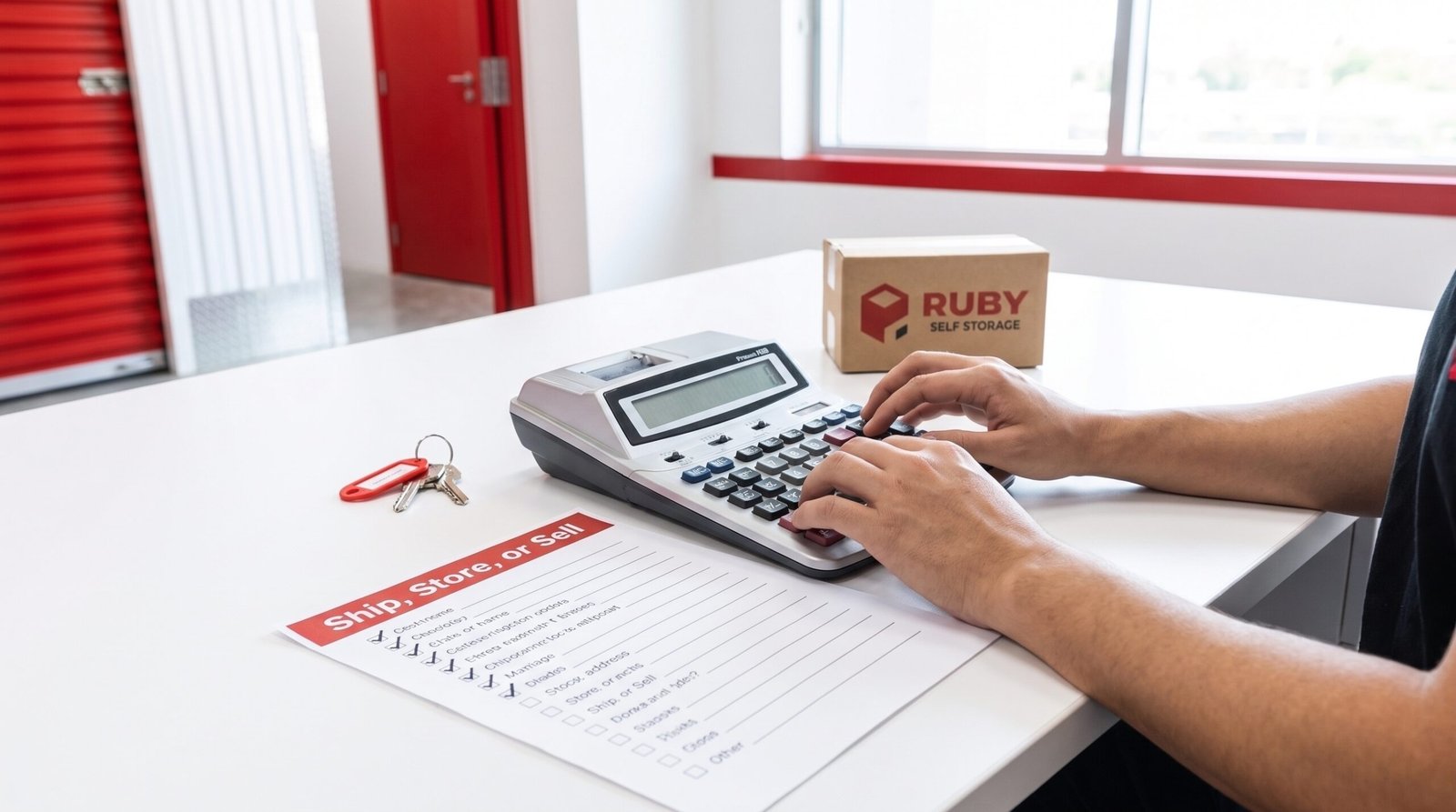 Leaving Dubai: Ship, Store or Sell — the Arithmetic